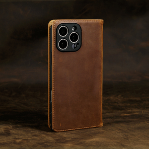 Étui à rabat en cuir véritable vintage, antichoc, avec fermeture magnétique, pour <span class=keywords><strong>Samsung</strong></span> Galaxy A56 A55 A54 A53 A35 A34 A16 A15 - Product Image 5