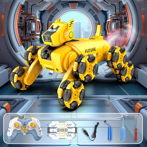 Perro Robot Inteligente con IA, Perro Mecánico de 8 Ruedas con Acrobacias, Juguete con Control Remoto Inalámbrico, Juguete de Plástico para Niños - Product Image 6
