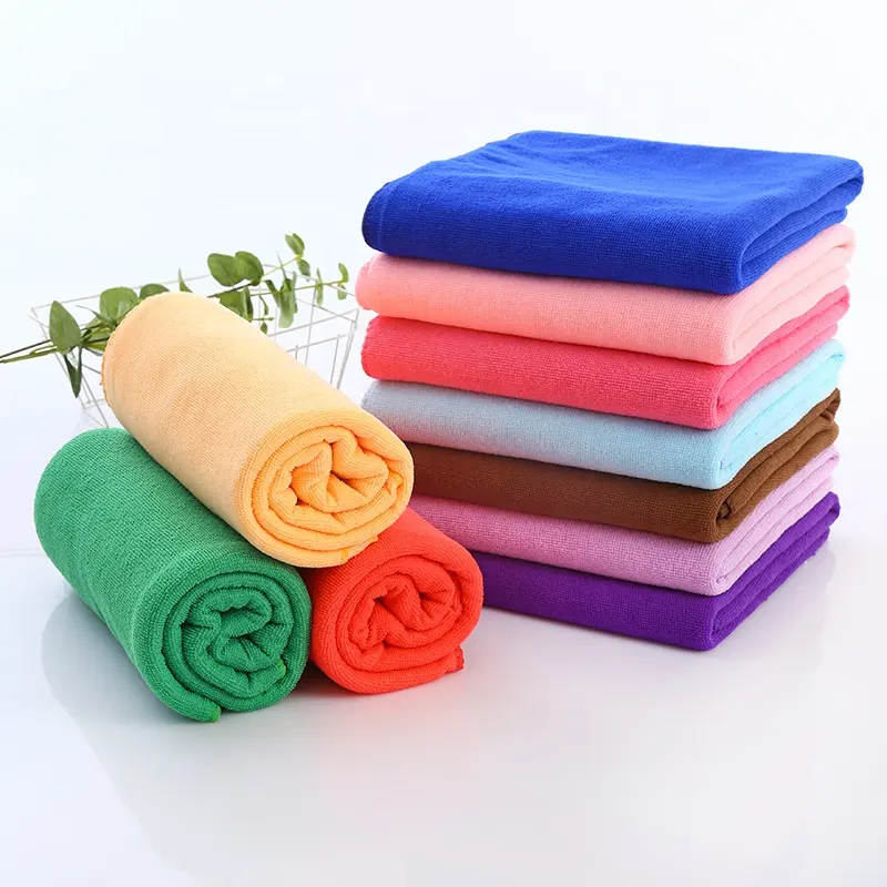 Ready to Ship 70*140 Cmmulti-purpose Sand Free Custom Logo Microfiber Polyester Nylon Towel Large Microfibre Bath Towel