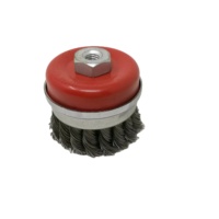 Brosse métallique en forme de coupelle avec fils en acier au carbone pour meuleuse d'angle – Vente en gros
