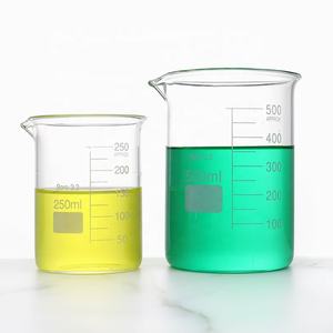 टिंडी लैब 100 मिली 250 मिली 500 मिलीलीटर बोरोसिलिकेट ग्लास मापने बीकर सेट - Product Image 2