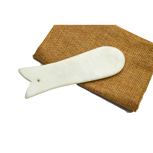 XiuYan Jade Gua Sha massaggio troppo tutto il corpo massaggio muscolare Guasha forma di pesce raschiatura bordo per il massaggio del viso - Product Image 5