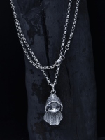 Pendentif DIY en argent sterling 925, poupée squelette vintage Silverbene
