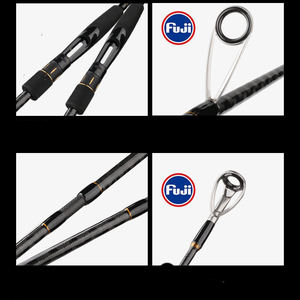 Bank Lake Fishing MH H caña giratoria de acción rápida 30T Material de fibra de carbono 2,7 m 3M <span class=keywords><strong>3</strong></span>,<span class=keywords><strong>3</strong></span> M <span class=keywords><strong>3</strong></span>,6 m 2 Secton <span class=keywords><strong>3</strong></span> Secton caña de señuelo para trucha - Product Image 4