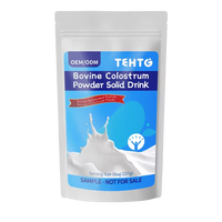 Complément alimentaire en poudre de colostrum bovin OEM, stimulant de la santé immunitaire et intestinale pour adultes