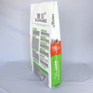 Cucciolo di plastica vuoto 15kg 20kg 25kg <span class=keywords><strong>50kg</strong></span> sacchetto di imballaggio per alimenti per cani sacco di mangime sacchetto di plastica laminato bopp pp per mangime per animali - Product Image 6