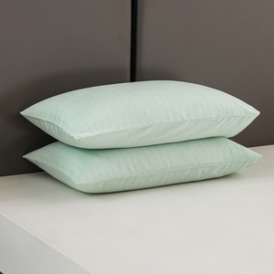 Taie d'oreiller rectangulaire en coton 95% et fibre d'argent pure à 5%, avec cordon de mise à la terre brodé, pour un sommeil naturel et une mise à la terre optimale à la maison - Product Image 3