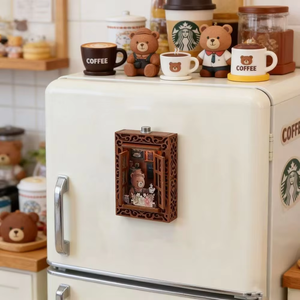 Plaque murale en <span class=keywords><strong>bois</strong></span> Hamaileon, puzzle 3D DIY, scène miniature <span class=keywords><strong>de</strong></span> maison cerise, lumière LED, artisanat en <span class=keywords><strong>bois</strong></span>, décoration murale pour la maison, cadeau - Product Image 5