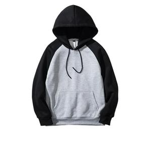 Survêtement décontracté de luxe surdimensionné pour hommes, 100% sweats à capuche en coton, broderie imprimée avec logo personnalisé, couleur unie lourde - Product Image 4