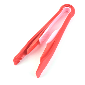 3 unids/<span class=keywords><strong>set</strong></span> de pinzas para alimentos resistentes al calor, pinzas para alimentos de silicona duraderas de plástico, pinzas para alimentos de cocina convenientes para ensalada de barbacoa - Product Image 3