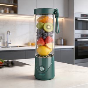 550ml <b>Hands</b>-Free USB Portable BPA Free 2000mAh Long-Lasting Battery Car Outdoor Blender One-Touch Use 6 SUS304 Blades Turbo Mode - Product Image 1