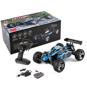 WLtoys <span class=keywords><strong>184011</strong></span> RC coche todoterreno 1/18 2,4G vehículo de carreras de deriva de Alta Velocidad 30 KM/H 4WD RTR camiones de campo traviesa juguetes para niños - Product Image 6