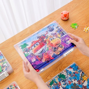 Modern Design Plastic Transparent Toy <b>Storage</b> <b>Box</b> Household Jigsaw <b>Storage</b> Container - Product Image 6