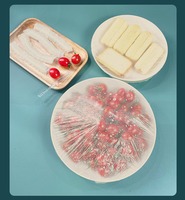 Couverture alimentaire jetable compostable biodégradable Emballage en plastique élastique étanche à l'humidité Processus de moulage par soufflage souple