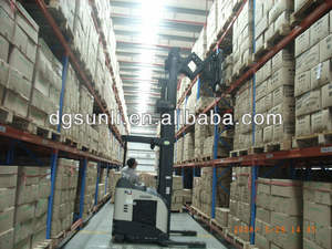 מדף משטחים מתכוונן דו-שכבתי מפלדת אל-חלד <span class=keywords><strong>2026</strong></span>, מדף משטחים כבד דו-שכבתי מסוג Drive-In לאחסון במחסן - Product Image 4