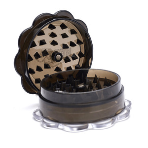 Logo personalizzato novità smerigliatrici per erbe in plastica rosa tabacco Spice Herb Grinderswooden Grinder - Product Image 5