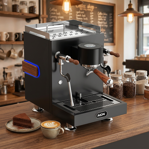 Máquina de Espresso Comercial Semiautomática con Pantalla Táctil de Acero Inoxidable Mdk Mc25, Bomba Rotativa de 12 Bares, Programable Mc-25 - Product Image 2