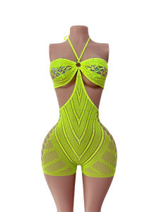 Traje de Baile para Mujer, Diseño con Brillo, de una Pieza, para Actuaciones, Colorido, con Recortes, Ropa de Baile Exótica, Atuendo de Stripper - Product Image 6