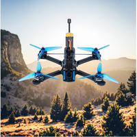 Axisflying MANTA5 5 pouces Racing DJI O3 Air Unit FPV BNF avec GPS Deadcat-DC Freestyle -6S Vert PVC+Plaque Carbone