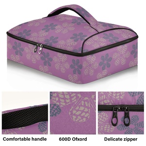 Hawaii Cone Shell Casserole Carrier Insulated Casserole Dish Carrier Bag Thermal Food Carriers Potluck Insulated Cooler Bags - Product Image 2