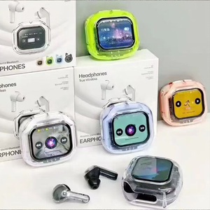 <span class=keywords><strong>Air</strong></span> Blue Waterproof In-Ear pour casque d'écoute à affichage numérique antibruit Sports Business Max Telephone Headsets TWS Earbuds - Product Image 5