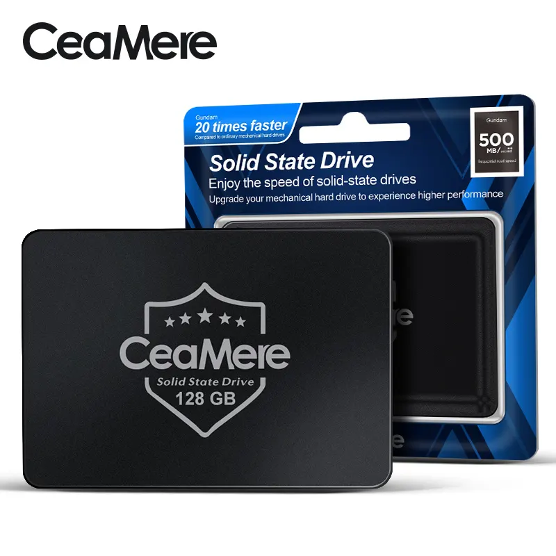 CeaMere2.5インチSATA3ディスクケース32GB64GB 120GB 128GB 240GB 256GB 480GB 512GB 960GBテラバイトSSDハードドライブケース