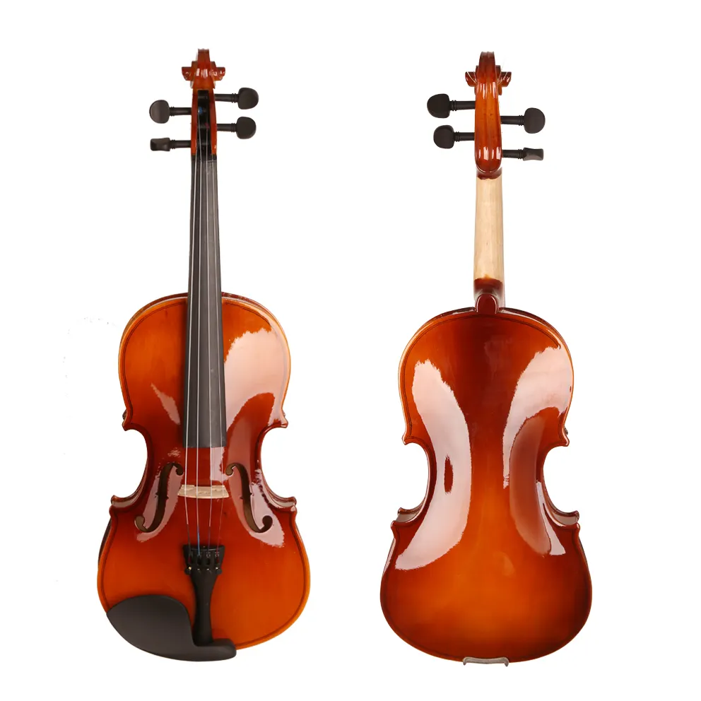 High Quality Handmade Professional Full Size 4/4 1/2 3/4 Violin Accept Custom Music Instrument Student Violin Made in China