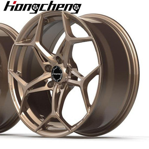 ล้อรถปลอมแปลงดีไซน์ใหม่สีทองขัดเงา18 19 20 21 <span class=keywords><strong>22</strong></span>นิ้วสำหรับรถแข่ง Porsche Ferrari Pontiac <span class=keywords><strong>G8</strong></span> Acura NSX - Product Image 5