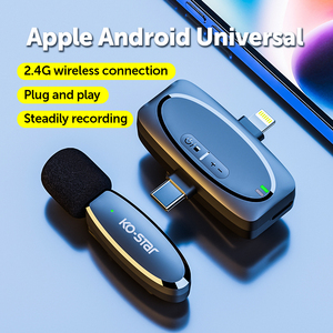 Microphone sans fil mains libres 2.4g pour enregistrement de musique de vidéoconférence Microphone <span class=keywords><strong>youtube</strong></span> enregistrement de Microphone - Product Image 2