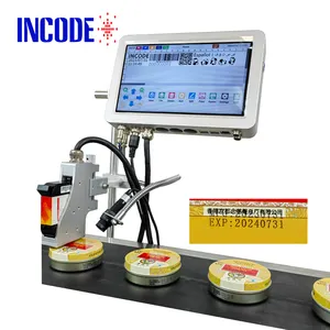 INCODE High Speed Automatic Coding Machine Digital Expiry Date Code Printing Inkjet Printer Production Line