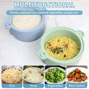 <span class=keywords><strong>Cuiseur</strong></span> <span class=keywords><strong>vapeur</strong></span> en silicone pour repas en 10 minutes, <span class=keywords><strong>cuiseur</strong></span> à riz et légumes pour micro-ondes, bol <span class=keywords><strong>vapeur</strong></span> avec couvercle, compatible four pour cuisson à la <span class=keywords><strong>vapeur</strong></span> - Product Image 3