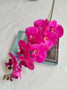 Naturel vrai toucher Latex papillon orchidée papillon orchidée papillon papillon orchidée maison <span class=keywords><strong>fleur</strong></span> plastique Phalaenopsis - Product Image 6