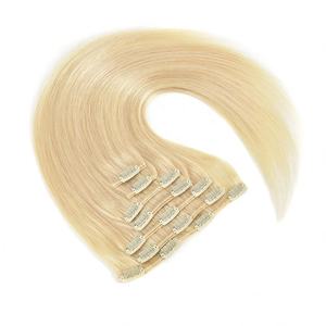 Extensiones de Cabello Humano Remy Europeo 100% con Clip, Longitud de 14 a 24 Pulgadas, 100 g, Invisibles, Sin Costuras, Venta al por Mayor - Product Image 1