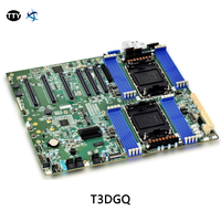 Placa Base para Servidor de Fábrica OEM ODM T3DGQ, Compatible con Doble Procesador y 4 GPU, PCBA de Confiabilidad Industrial para IA y Aprendizaje Profundo