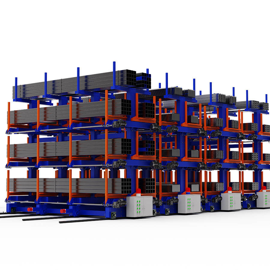 Flexible Telescopic Cantilever Rack System for Industrial Material ...