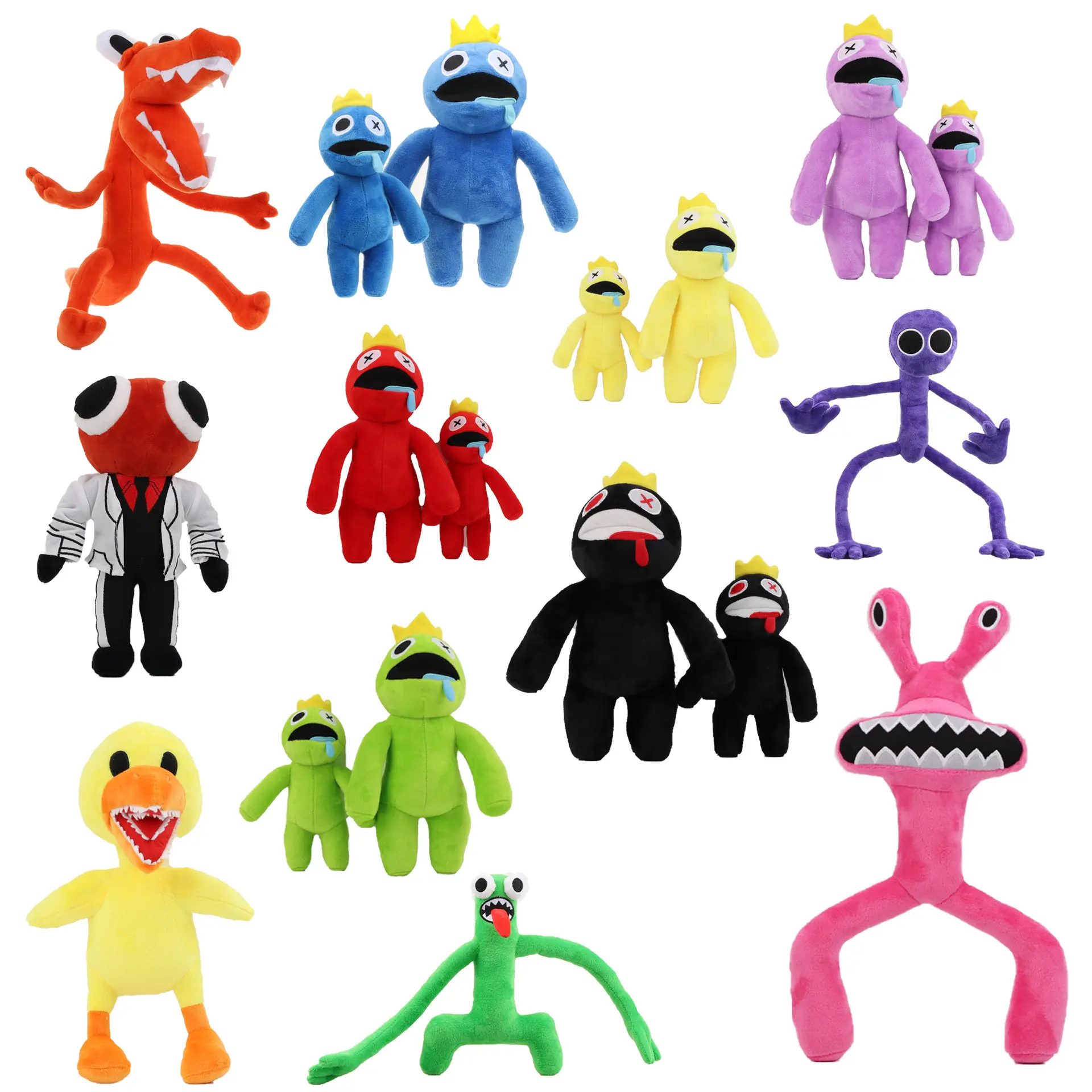 30cm Roblox Rainbow Friends Plush Toy Cartoon Game Character Doll Kawaii Blue Monster Soft Stuffed Animal Toys