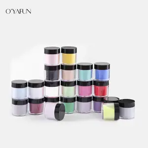 OYAFUN poudre de trempage en gros 2,000 poudre solide et scintillante salons d'art des ongles sns poudre de trempage