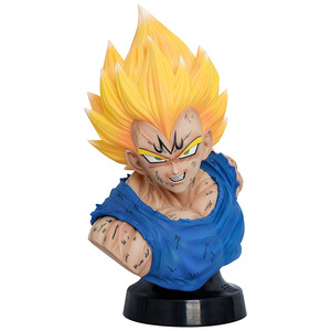 Haute qualité 37cm <span class=keywords><strong>Vegeta</strong></span> Dragon Balls Z figurine buste PVC Anime ornements de bureau jouet pour enfants et objets de collection - Product Image 1