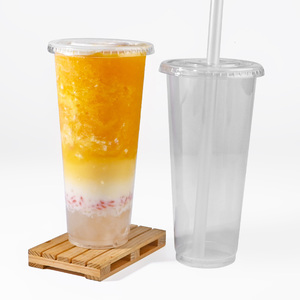 Ly trà sữa, ly sinh tố, ly nước chanh, ly soda, ly nước ép, ly đồ uống dùng một lần bằng nhựa PP cho trà sữa - Product Image 6