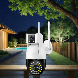 Bán nóng ống kính kép ngoài trời thông minh PTZ <span class=keywords><strong>IP</strong></span> <span class=keywords><strong>Camera</strong></span> quan sát 30 mét tầm nhìn ban đêm mạng wifi hai chiều phát hiện chuyển động âm thanh Pan-Tilt - Product Image 6