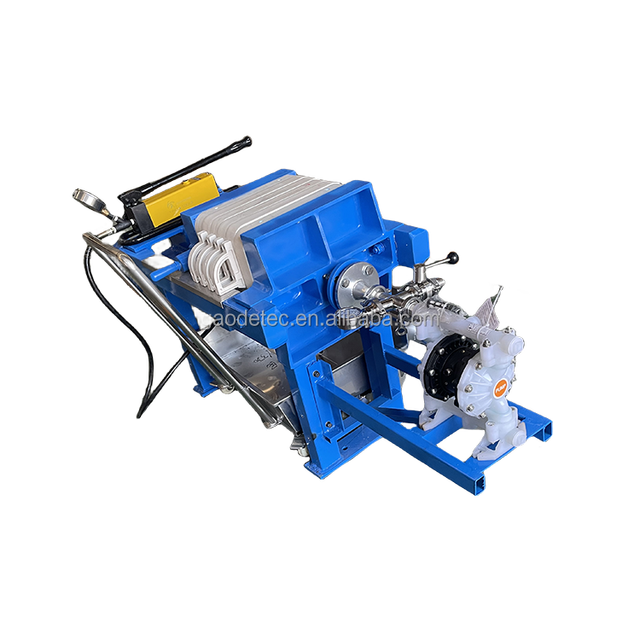 Hot Sale small portable lab use manual jack filter press for engine oil recycle