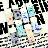 Chaussettes de sport décontractées respirantes en pur coton, motif tie-dye, design color block, confortables, pour le ski et la course à pied