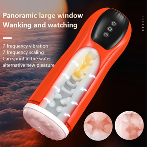 Masturbatore Maschile Telescopico con Vibrazione per Uomini, Ricaricabile USB, Giocattolo Sessuale Automatico con Controllo del Rumore, Articoli per Adulti - Product Image 5