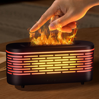 Diffuseur d'humidificateur de flamme de feu de simulation de lumière colorée avec synchronisation