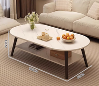 Table basse en bois massif nordique, table basse de style japonais avec tiroir, meuble long