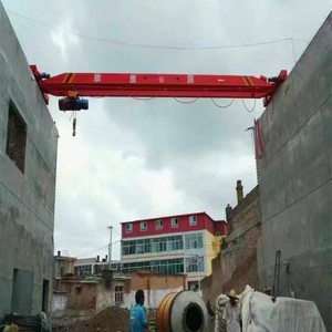 Pont roulant à poutre unique, commande à distance par PLC, espaces réduits, faible hauteur de plafond, atelier, capacité de 3 à 15 tonnes, état neuf, moteur - Product Image 6