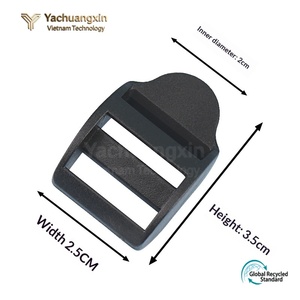 Hebilla de plástico de alta calidad para moda, ajustable, de varios tamaños, con clip de liberación rápida para correas de nailon de bolsos. - Product Image 4