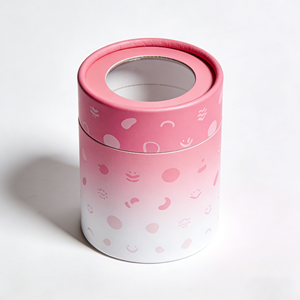 Large Candy Cylinder 500ml Recyclable Biodegradable Paper Tube Reusable Storage Vanishing Sugar Chocolate <b>Cookies</b> - Product Image 5