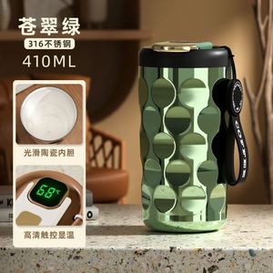 High-Value <b>Smart</b> Insulated 316 Stainless Steel Portable Women's Travel Mug Temperature Measurement Light Luxury Design High-End - Product Image 5