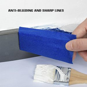 Owen tùy chỉnh masking <span class=keywords><strong>tape</strong></span> số lượng lớn dư lượng miễn phí đa bề mặt dính giấy Jumbo Rolls Craft Art Set sơn phim màu xanh họa sĩ Băng - Product Image 6